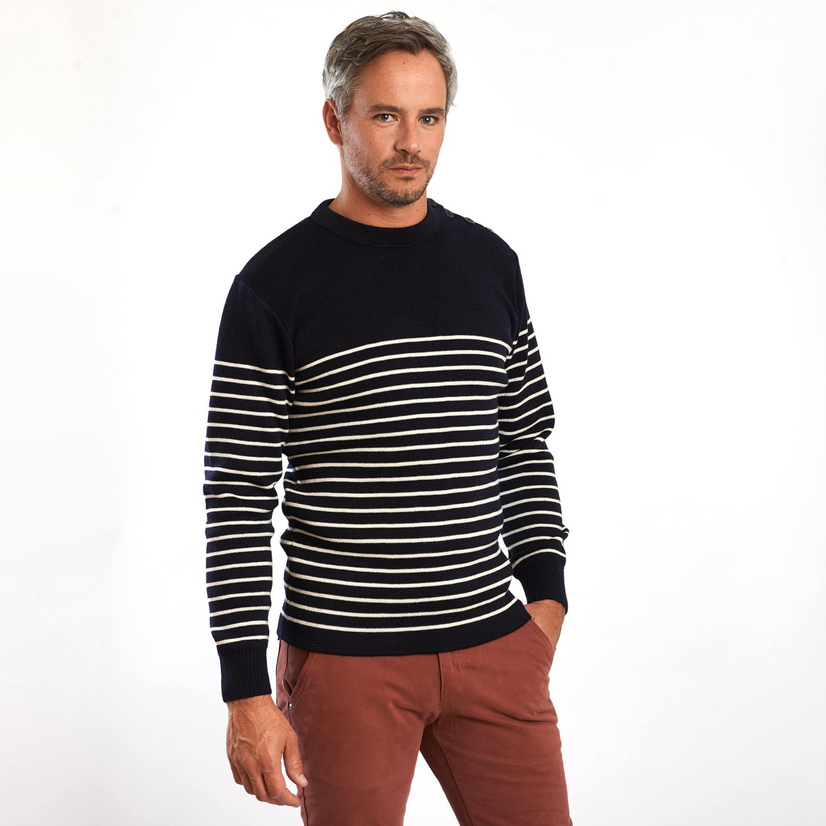 Pull marin on sale homme laine