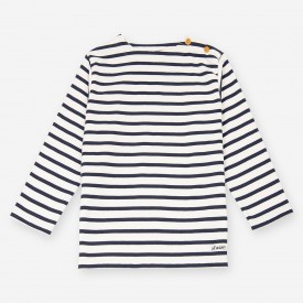 Children's sailor top in thick organic cotton 300 grams SHRIMP