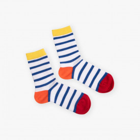 Socks striped child and adult PIED MARIN