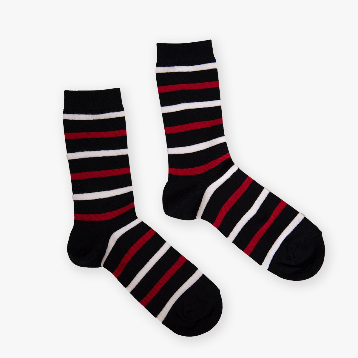 Chaussettes Montantes PEAR SOX Rayées - Baseball/Softball/Foot - Bleu Marine & Blanc (Paire)