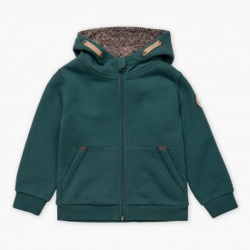 Sweat Polaire Bleu Marine à Capuche Homme Adulte et enfant