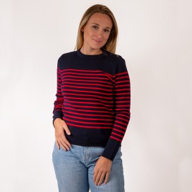 Pull marin rayé Sauzon