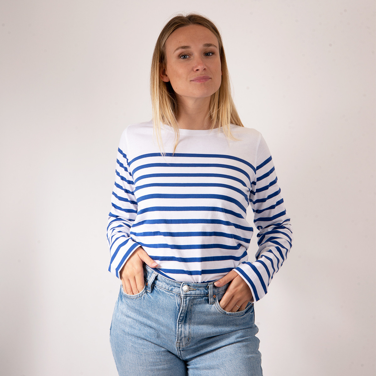 T-Shirt Technique en Soie à Manches Longues, Femme Stature Standard