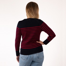 Pull marin rayé Sauzon