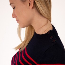 Pull marin rayé Sauzon