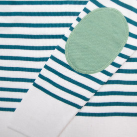 pull marin avec coudières
