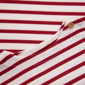 Children's sailor top in thick organic cotton 300 grams SHRIMP