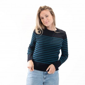 Pull marin rayé Sauzon