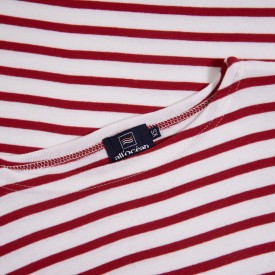 Marinière classique femme Crouesty manches 3/4 en coton biologique