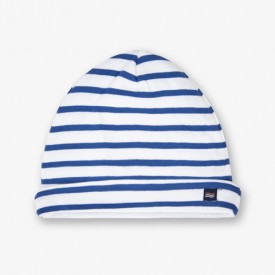 Bonnet marin rayé mixte 100% coton biologique pour enfants et adultes