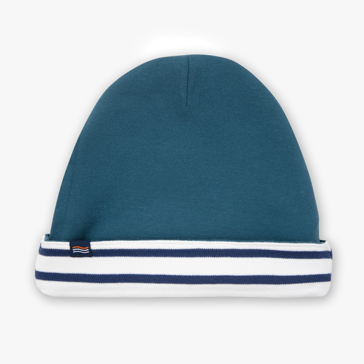 Bonnet marin réversible rayé ou uni mixte en coton pour enfants et ...