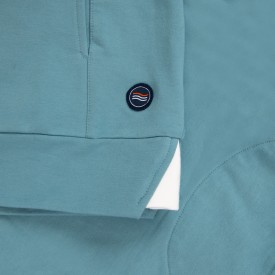 Sweat raglan col montant