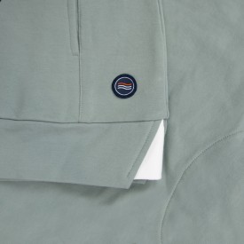 Sweat raglan col montant