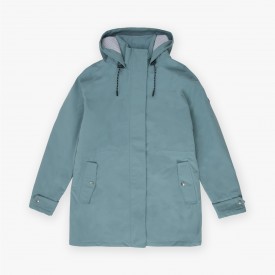 Trench imperméable doublée et respirante 