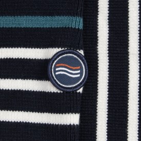 Pull marin avec coudières