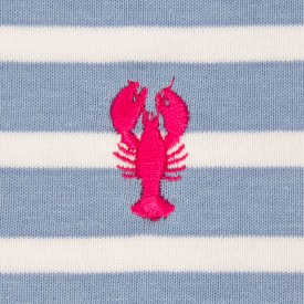 Children's sailor top in thick organic cotton 300 grams SHRIMP