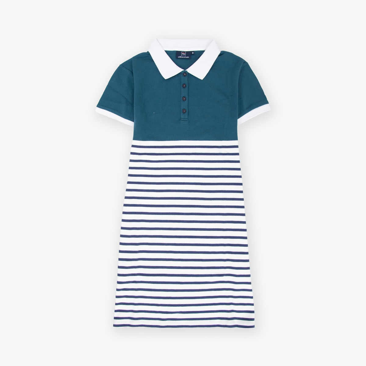 Manille – Robe polo marinière femme