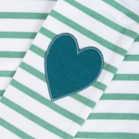 Children's sailor top in thick organic cotton 300 grams SHRIMP