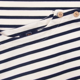 Children's sailor top in thick organic cotton 300 grams SHRIMP