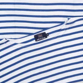 Crouesty women's classic sailor top with 3/4 sleeves in organic cotton