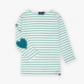 Marinière Crouesty femme | Manches 3/4 en coton bio – All’Océan