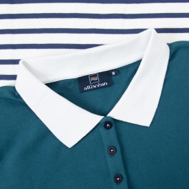 Manille – Robe polo marinière femme