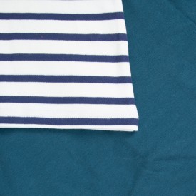 Manille – Robe polo marinière femme