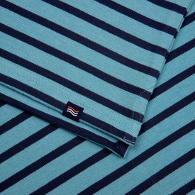 Marinière Crevette enfant | Coton biologique épais 300 grammes – All’Océan