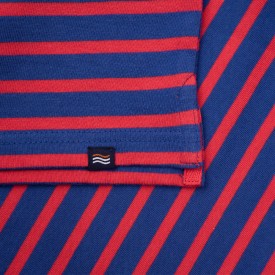 Marinière Crevette enfant | Coton biologique épais 300 grammes – All’Océan