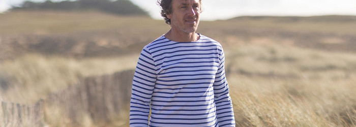 Men's sailor shirt 100% organic cotton