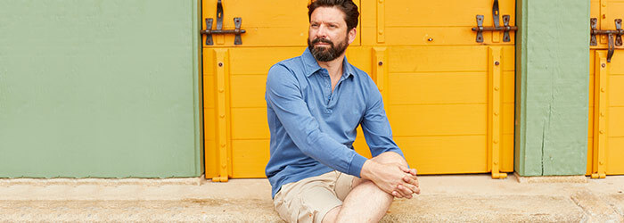 Polos et t-shirts marins pour hommes jersey coton biologique