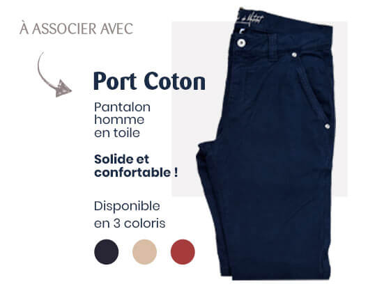 Pantalon en toile homme All'Océan