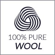 100% pure wool