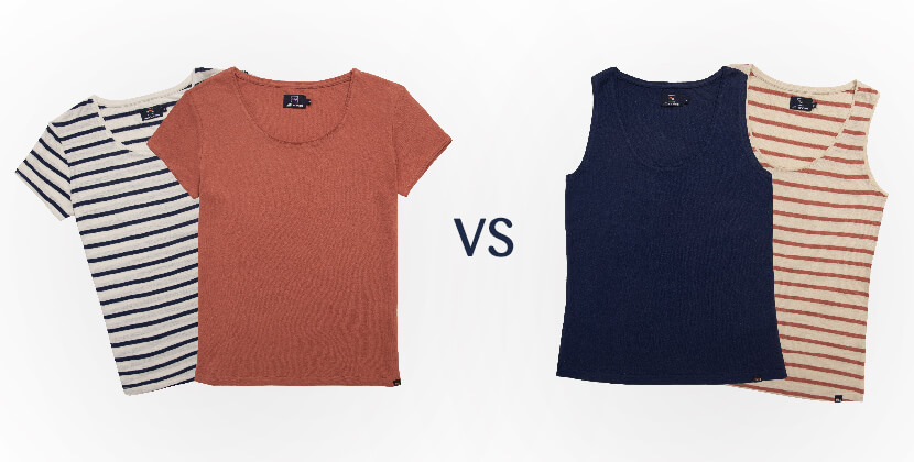 Débardeur vs t-shirt, lequel choisir ?