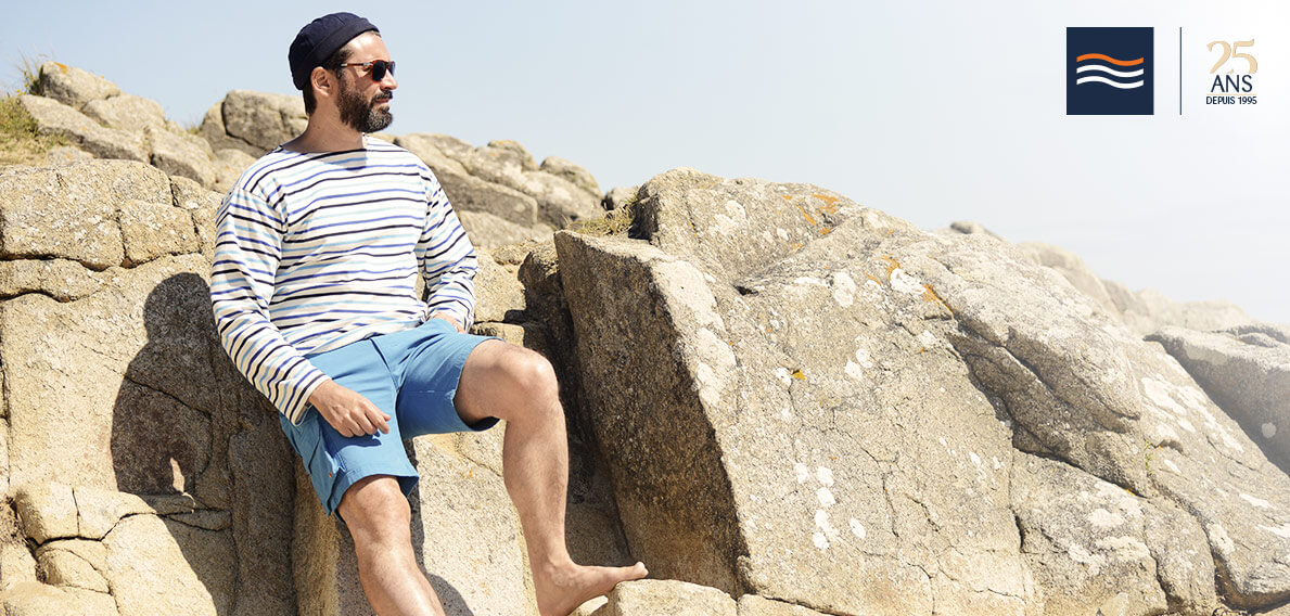 Le look marin homme de l t
