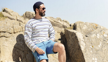 Look marin homme - Le regard porté vers la mer 